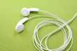 white headphones