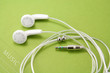 white headphones