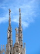 milan cathedral towers