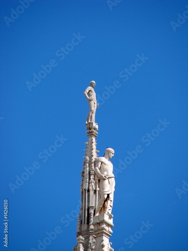 milan cathedral top statue