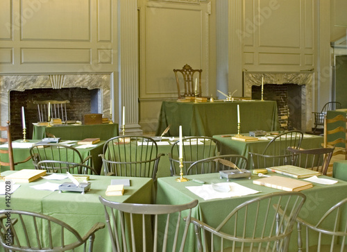 Photo: signing room, independence hall, philadelphia signing room, independence hall, philadelphia