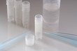plastic tubes and tips