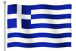 flag of greece waving flag of greece waving