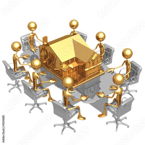 Illustration: housing meeting housing meeting