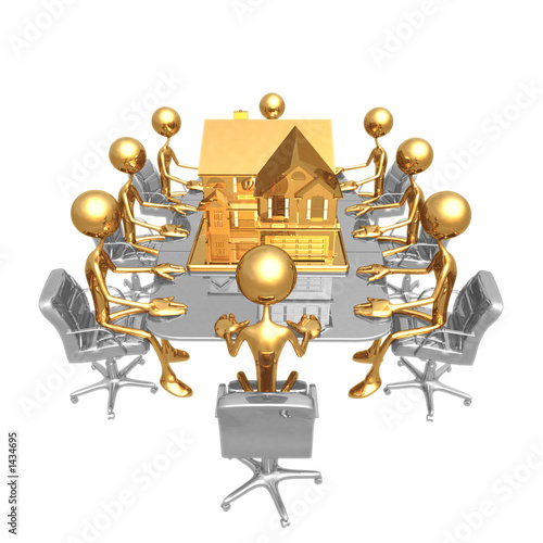 Illustration: housing meeting housing meeting