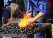blacksmith at work