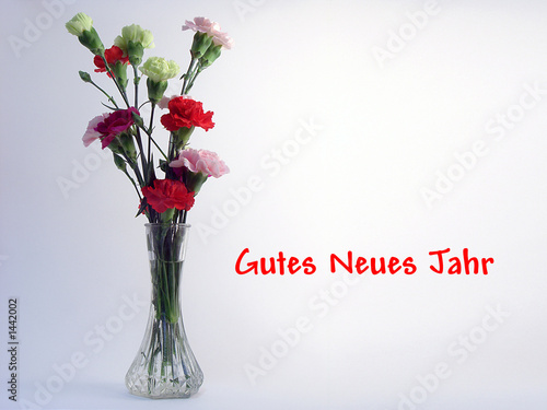 Photo: flowers and vase_happy new year_001(german).jpg flowers and vase_happy new year_001(german).jpg