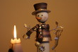 brown snow man brown snow man