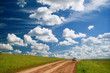 on the way