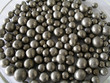 nickel ball bearings in dish in science lab