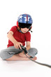 child playing a game