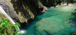 Photographie : pure blue waterfall