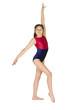 10 year old girl in gymnastics poses