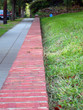top of brick wall top of brick wall