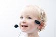Foto: young boy with headset young boy with headset