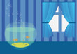 fishes in aquarium