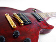 red guitar