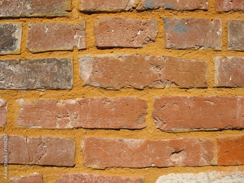 Foto: mur de briques rouges mur de briques rouges