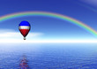 rainbow balloon fantasy