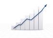 business statistics - white graph