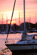yacht sunset