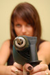 woman with a drill