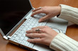 laptop & lady hands laptop & lady hands