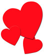 three hearts