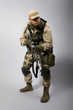 desert storm soldier in the army standing