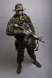army soldier with gun holstered army soldier with gun holstered