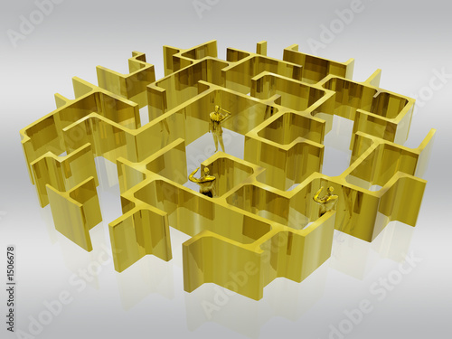 the golden maze of business. the golden maze of business.