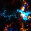 colorful light waves