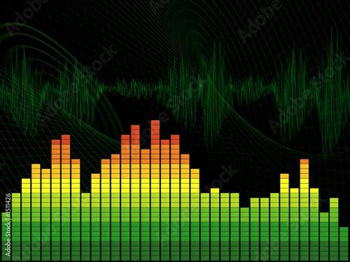Illustration: graphic equalizer graphic equalizer