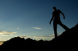 silhouette man