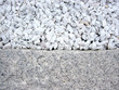 weißer split mit granit
