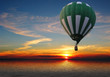 balloon above the sea