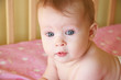 baby girl closeup