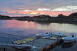 little marina in twilight