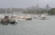 rainy day in harbour