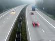 autobahn im nebel