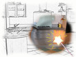 Illustration: rêve de cuisine rêve de cuisine