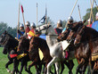 norman horsemen line up for battle in hastings norman horsemen line up for battle in hastings