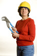 woman with tools