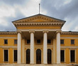 classical porticos with columns. classical porticos with columns.