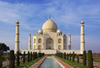taj mahal in evening light taj mahal in evening light
