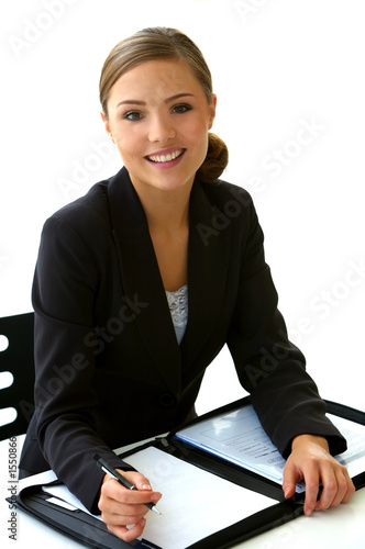 portrait of a beautiful businesswoman