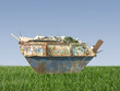 building debris
