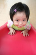 girl on the slide