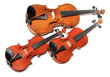 three violins