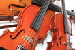 three violins